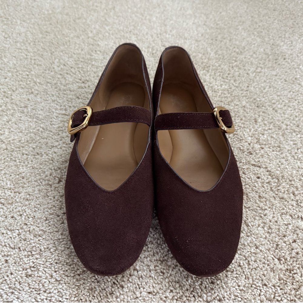 Madewell Remy Ballet Flat in Suede - Picture 3 of 9